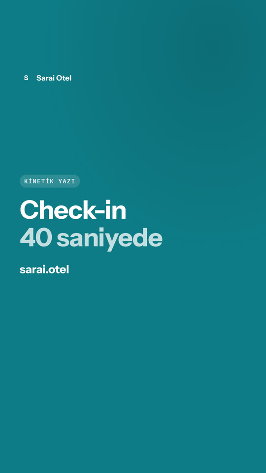 Reels kapağı: Check-in 40 saniyede
