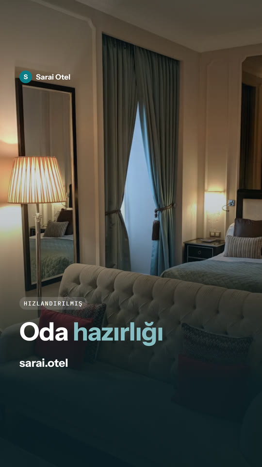 Reels kapağı: Oda hazırlığı
